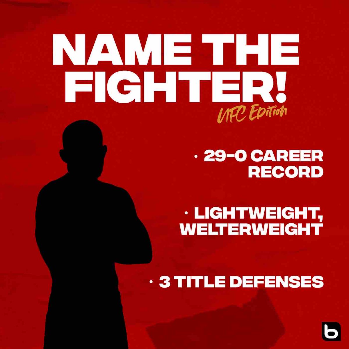 Can you name this fighter? 🤔

🔁 and drop your guess below for a shot at $20! 

(Must be 🇨🇦 and 18+)