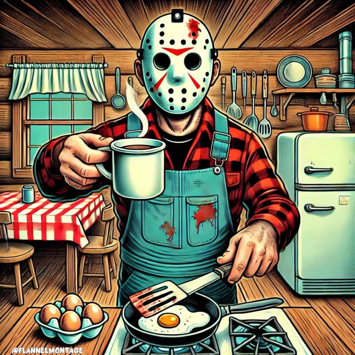 flannelmontage's tweet photo. Good morning, #Horrorfam!
Happy #SplatterDay!
#HorrorFamily #Saturday #TimeToGetUp https://t.co/3LZ6jjHB6L