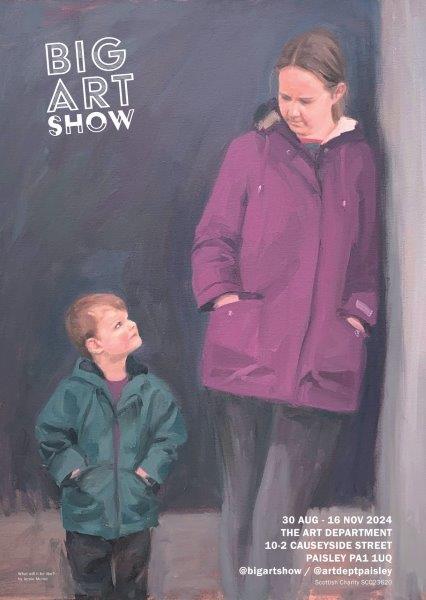 bigartshow's tweet photo. The Big Art Show opens on Fri 30 Aug, 5pm.  It runs till 16 Nov, Tues-Sats, 10am-4pm. See over 1500 artworks by 586 artists from all over the UK &amp; overseas.  One of Scotland's largest most inclusive and accessible art show.  Meantime enjoy these lovely posters as a sneak preview. https://t.co/3BJ6p1Uz2n