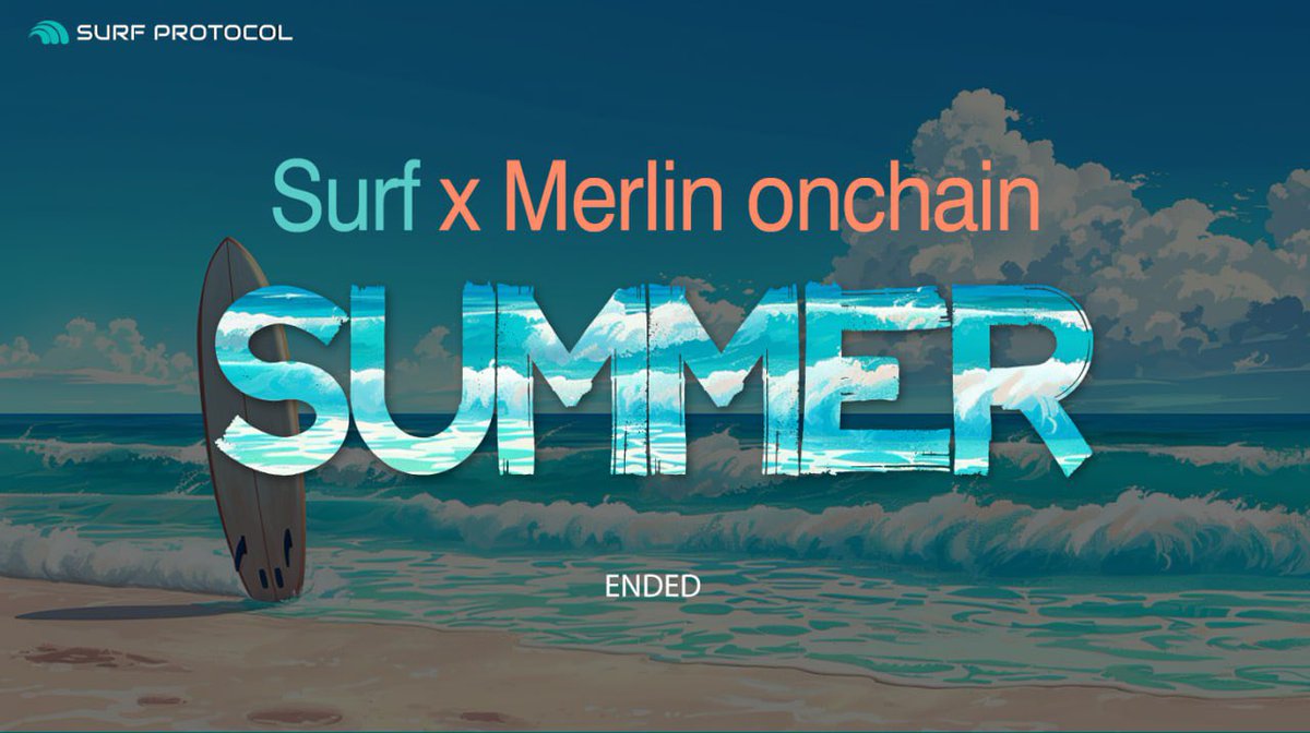 TurboFlow_xyz's tweet image. Thank you for participating #SurfProtocol On-chain Summer campaign on @MerlinLayer2! Huge congrats to all winners!

Prizes will be distributed shortly, please stay tuned for further announcement.