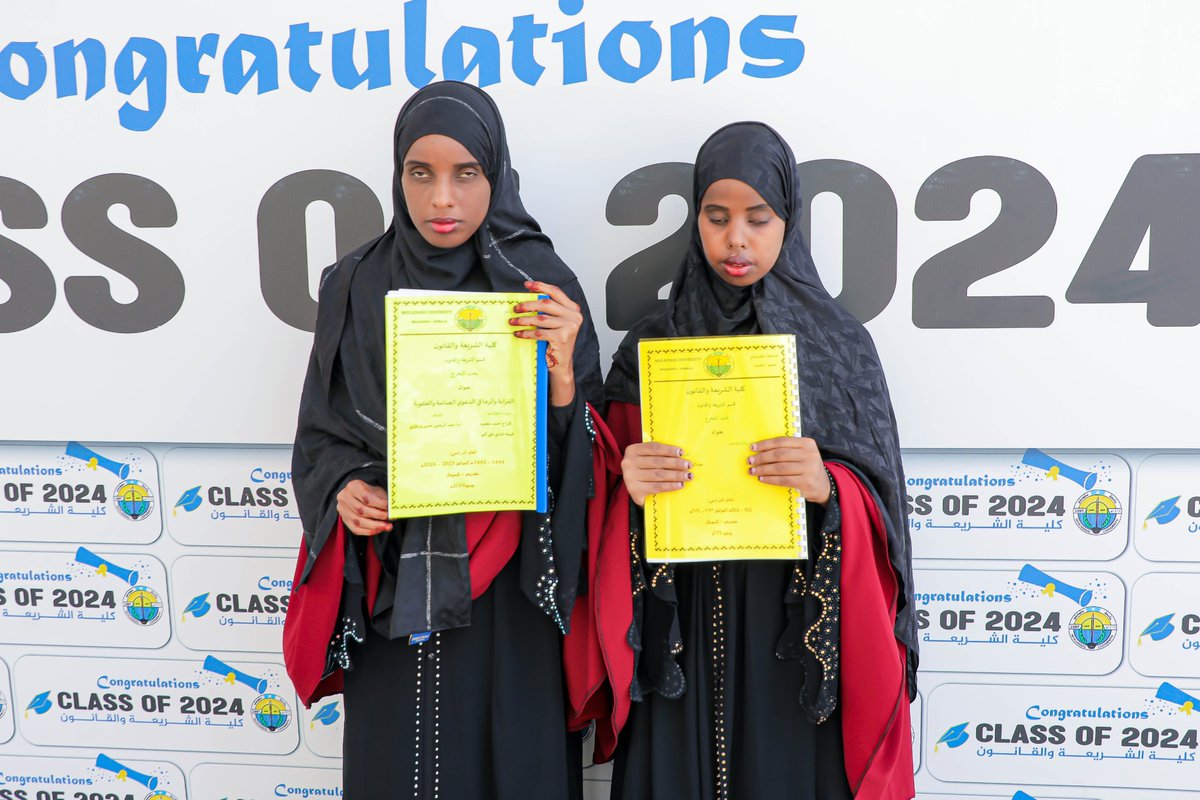MogUniver's tweet photo. #Meet the two blind classmate sisters Graduating from faculty of Sharia and Law This Year: #Success story!
#Batch24 https://t.co/N8jMHWffSW