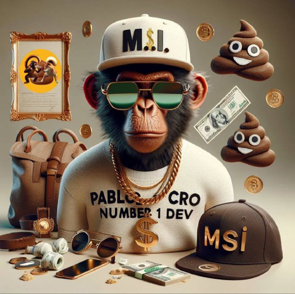 Moneymaxi's tweet photo. You don’t have enough $MSI

Don’t let anyone deceive you 

This is one of the most complete meme coins in the space 

Currently at $7.3m MC 

10m is close 

Don’t fade 

@Monkey_Shit_inu https://t.co/Jtp0fX2ZEn