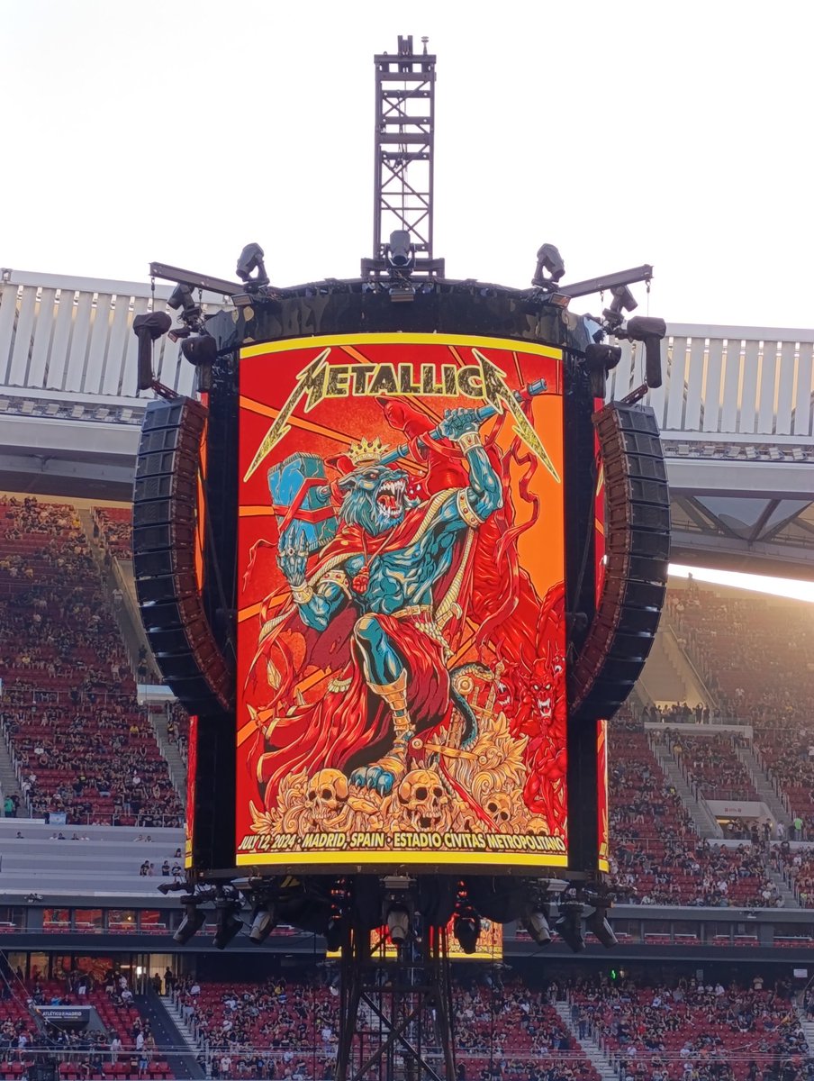 ainhoadlhs's tweet photo. Ayer vi a @Metallica por no sé cuánta vez ya, y solo puedo decir que GRACIAS por hacer que pase 2 horas con los pelos de punta, por la emoción de sentirme viva y de disfrutar de la música en directo ❤️‍🔥 Fan de toda la vida y hasta el último día 🤘🏼🎵 https://t.co/TCxgcVrIiB
