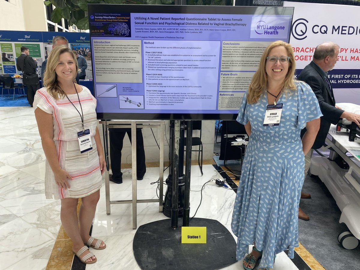 lymberis's tweet photo. ๐ presented at #ABS2024 by Samantha Ganey Aquino, MS AGPCNP-BC Novel GYN Sexual Function/Psychological Distress Patient reported questionnaire ๐ improving QOL assessment for #gynbrachy ๐ #RadOnc #sexualfunction #brachytherapy #wcb2024 https://t.co/Qum7psWR1h