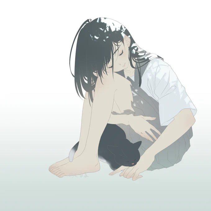 下涼み#イラスト 