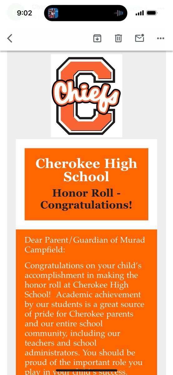 Honor Roll for the 23/24 school year.