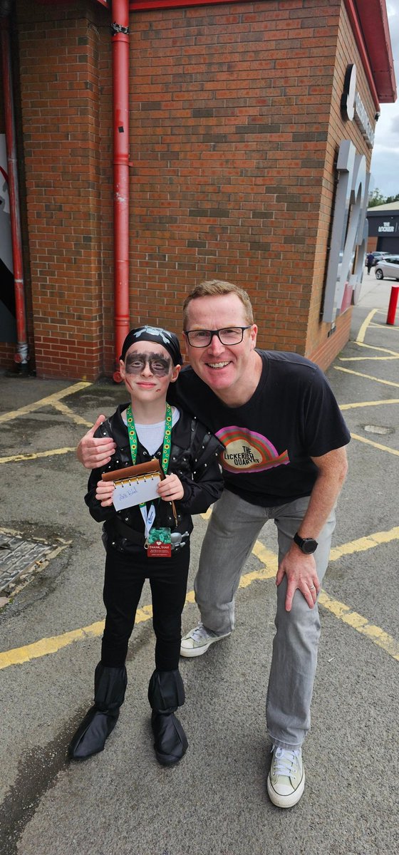 Thank you <a href="/TheRealBeano/">The Real Beano</a> Leonard is still speechless after meeting you!