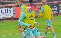 joncolman's tweet photo. Well, not sure how that has happened, but if the physio could reattach Ben Barclay's head before kick-off it would be a big help #cufc #camerafail https://t.co/sgXws9beLQ