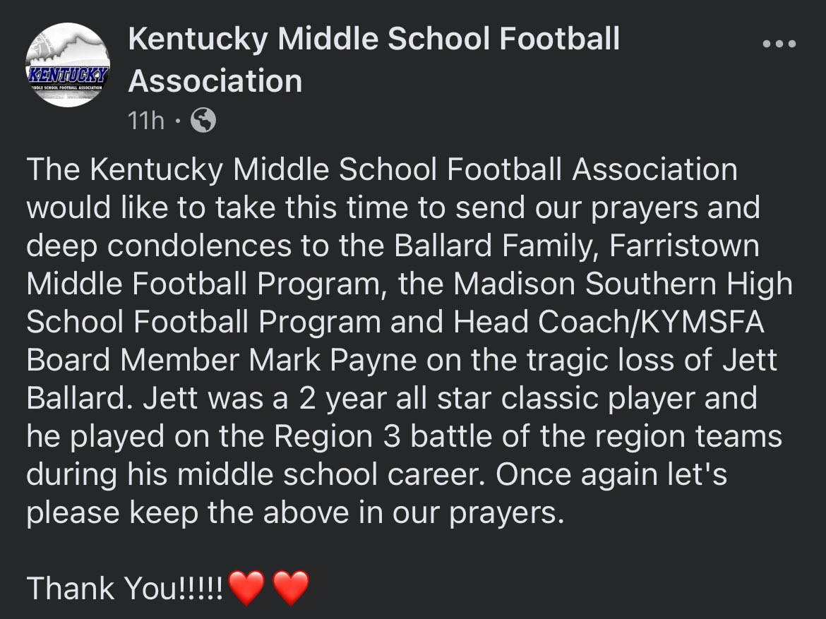 Prayers to all family’s, friends and the community!!