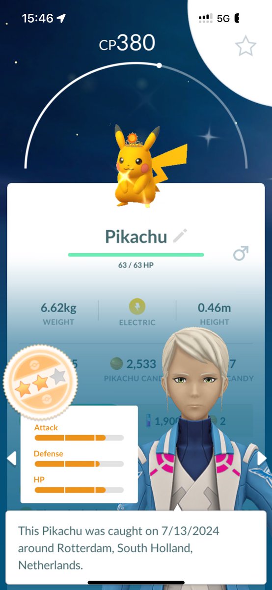 Another pikachu! #pokemongo #PokemongoFest2024