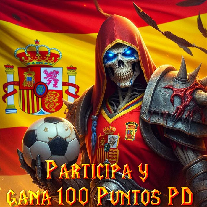 WowDefias's tweet photo. ¿Aún sin apuntarte en la porra? Ganar 100 puntos es una buena manera de comenzar a jugar a tope. Participas.....ganas..... y  compra lo que quieras de la tienda onlien si la suerte te acompaña. https://t.co/l7EJYscMeP #Eurocopa #EURO2024📷📷 #worldofwarcraft #EspañaVsInglaterra https://t.co/AJJ3lkjXql