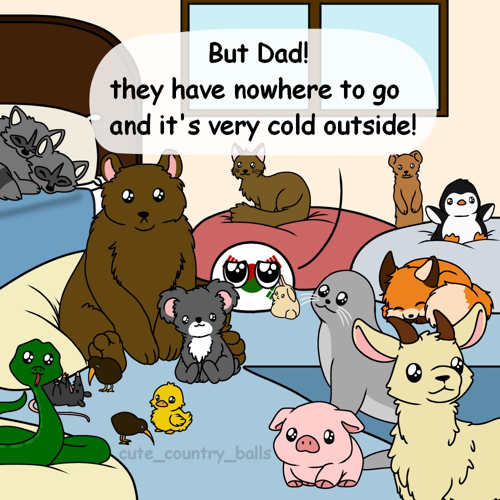 InterestsThat's tweet photo. they have nowhere to go😭

#countryball #countryballs #countryballmemes #countryballcomics #countryballsmix #memems #joke #turkey #polandball #funny #edit #fyp #contryhumans #hungaryball #korea #southkoreaball #bear #snake #penguin #pig #bunny #fox #duck #kiwibird #cow https://t.co/LFDBuTNuyg