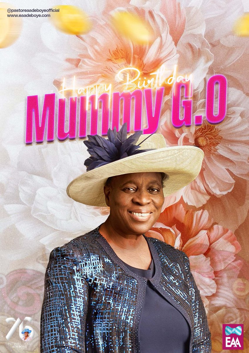 PastorEAAdeboye's tweet photo. Happy Birthday to my rock, my confidant, and my greatest blessing. Thank you for filling my life with boundless love and unforgettable memories. I cherish you more than words can express and look forward to many more years by your side.
On behalf of Myself, The Children, The Grandchildren and RCCG Family worldwide, Happy Birthday @PastorFAAdeboye