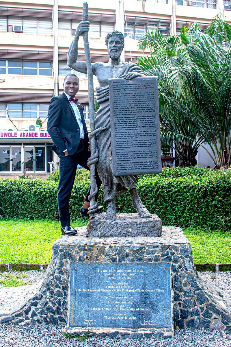 nifemiosakuade's tweet photo. Now Dr. Osakuade OW, MBBS Ibadan with Distinction! 🎊
(in Psychiatry)🙃

I was inducted into the Medical Profession today 💫
The end of over 7 years in the College of Medicine, University of Ibadan

Glory be to God! https://t.co/MeHHphBbms