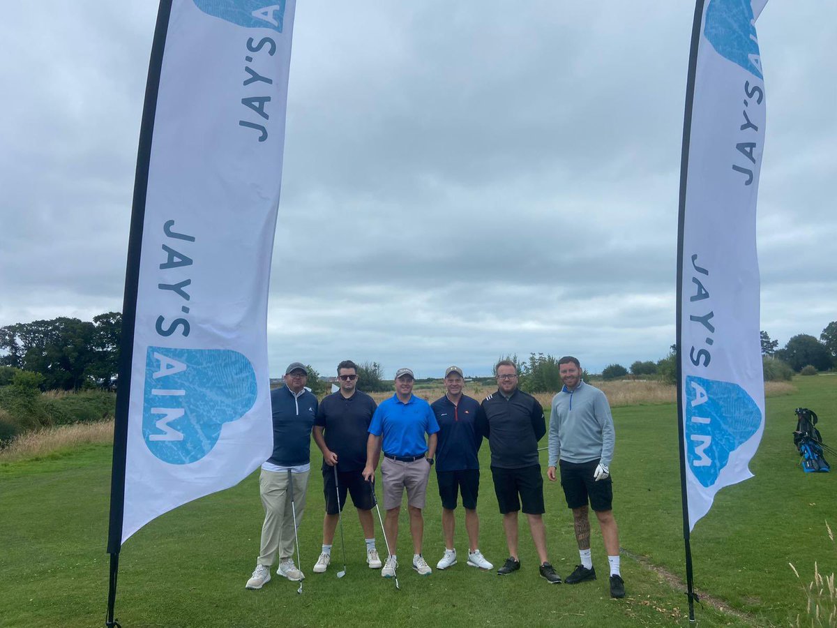 Jays_AIM's tweet photo. A massive thank you to Sam and his team at @GolfStarcross for running their charity day yesterday in aid of Jay’s Aim! 🏌️‍♀️🏌️‍♂️⛳️

They managed to raise a brilliant £445.   Thank you Starcross Golf and all those that attended!  🙌🏼👏🏼🩵

#jaysaim #golf #support #community https://t.co/qCaKtiTEFh