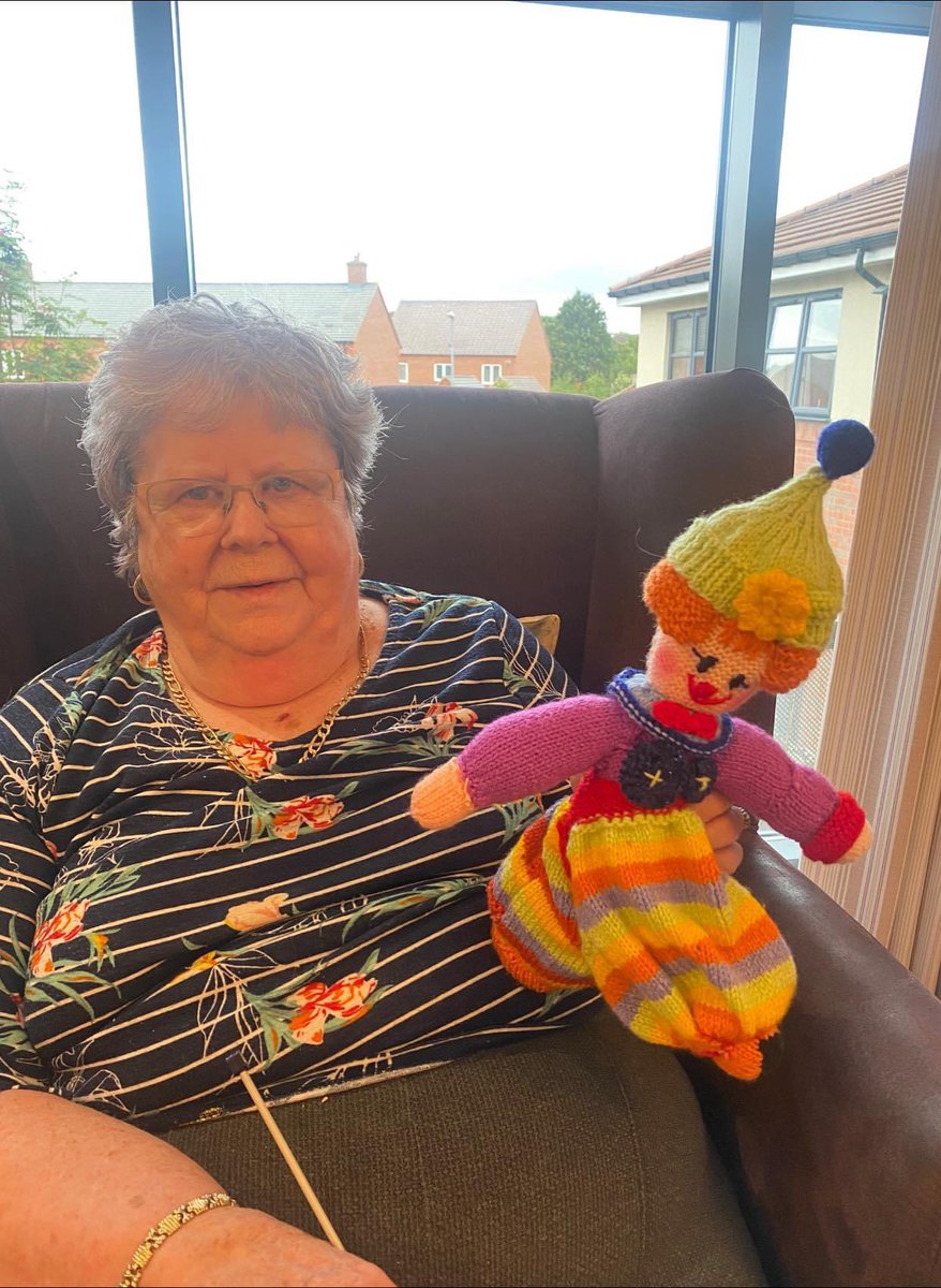 Audrey and Marion have been busy knitting lovely little dolls for their friends and family 🧶