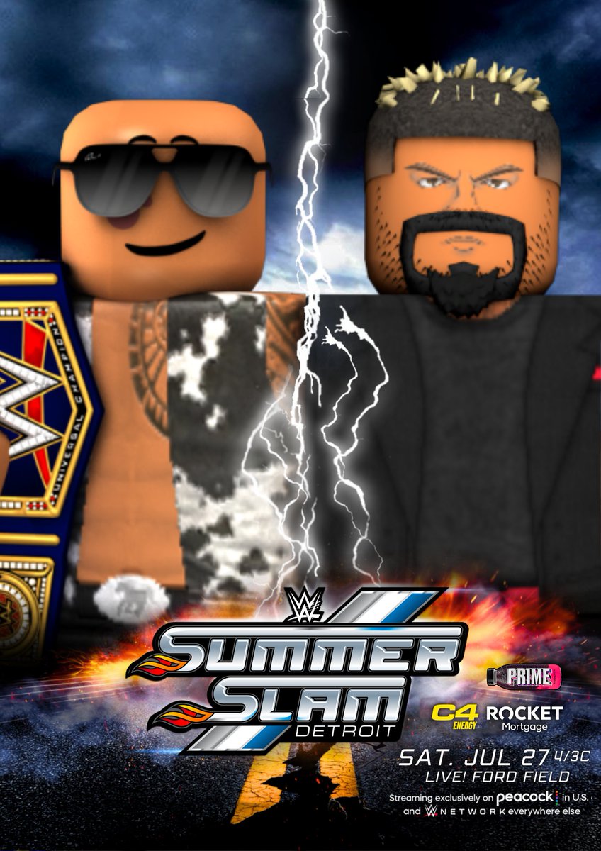 WWEAS_'s tweet photo. Get ready for a BLOOD BATTLE as @Seann2xx puts his #UniversalTitle on the line against @LandonGoat504 at #SummerSlam!

TWO WEEKS AWAY - JULY 27TH 🔥 https://t.co/8aGpIfhF6w