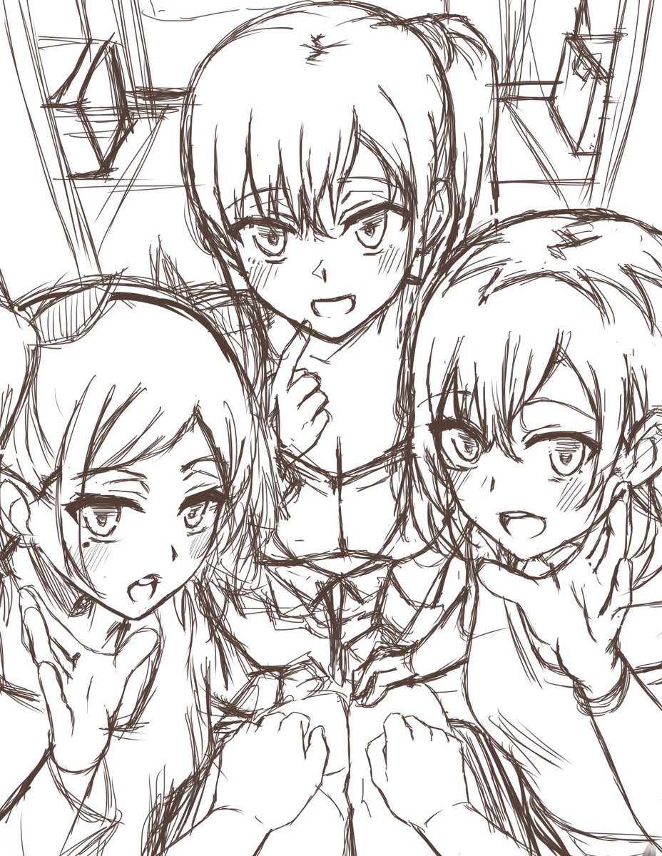 夏コミ表紙予定ラフ 