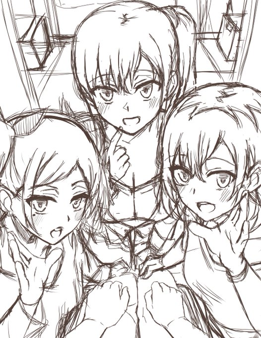 夏コミ表紙予定ラフ 