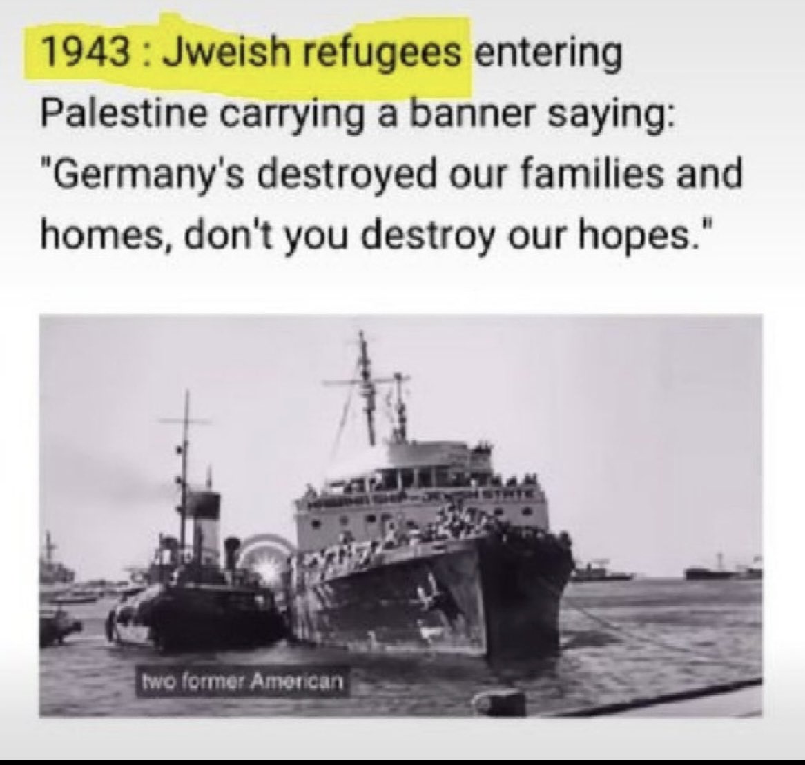 jakeshieldsajj's tweet image. Jewish people came to Palestine as refugees by the thousands 

They repaid their host by raping, killing, and stealing their land 

To add insult to injury they now try and convince you that Palestine never existed