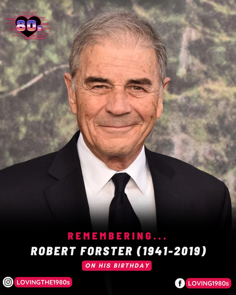 Lovingthe1980s's tweet photo. Today we take a moment to remember the life and work of Robert Forster (1941-2019). 📷📷
#Lovingthe80s #RobertForster #JackieBrown #BreakingBad #AlligatorMovie #MediumCool https://t.co/XTOnR0On0Q