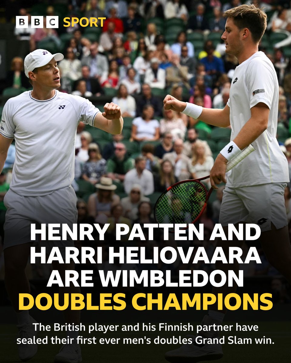 WHAT A MATCH! 

Great Britain has a new #Wimbledon champion! 

#BBCTennis