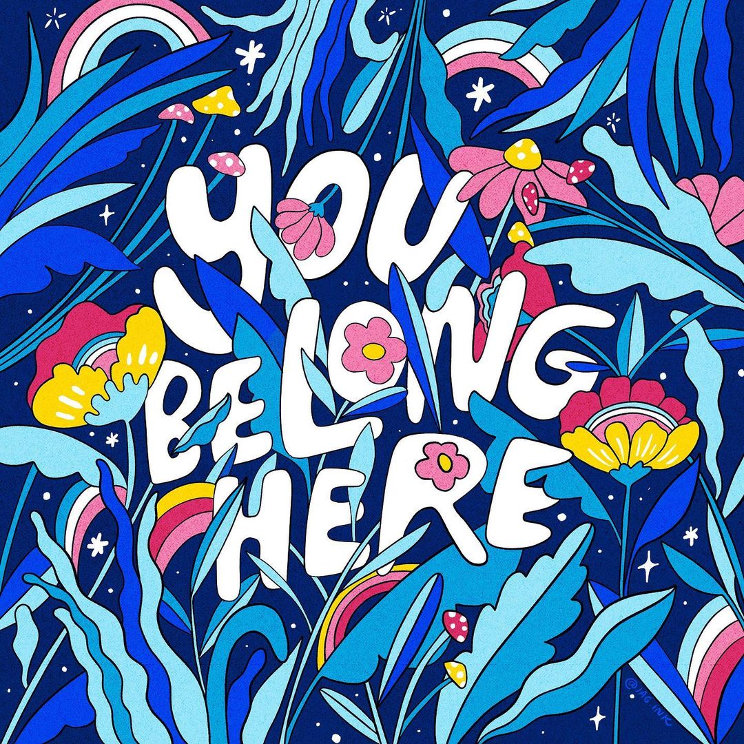 To anyone struggling in this minute, on this day, during this week, or earlier this year – you belong here. Don’t give up, we’re here for you. 💙

Artwork by @ jag.ink (on Instagram)