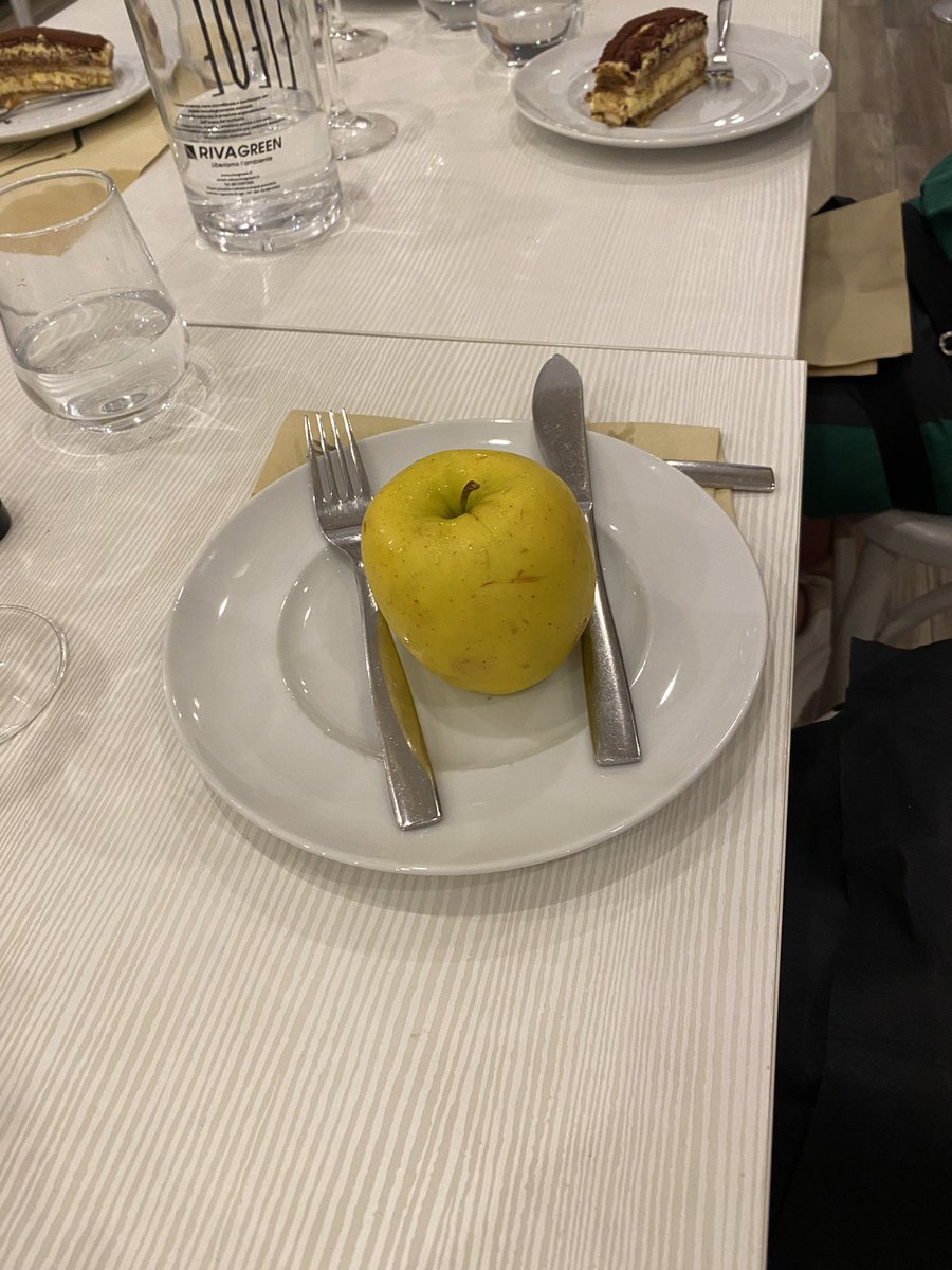 Dessert in Sorento, Italy Tiramisu… gluten free option… Apple #redbud132