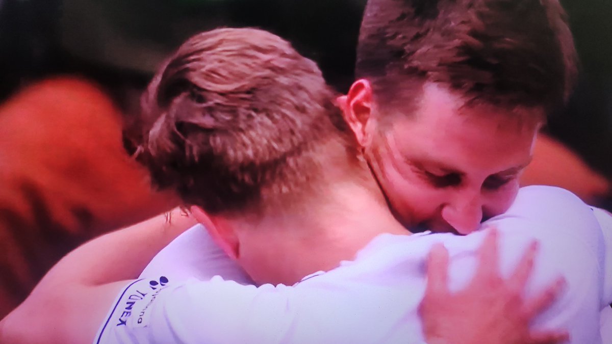 rajeshworld's tweet image. The unlikely unseeded pairing of #Patten &amp;amp; #Heliovaara are the new doubles champions at #Wimbledon after they beat #Purcell &amp;amp; #Thompson 6-7, 7-6,7-6(11-9). They save 3 MP too. Home favourite Patten was working as IBM statistician in University!