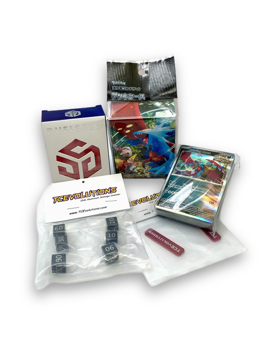 Giveaway Announcement😀

Celebrating 4k followers on twitter, we are giving away all the goodies in the picture to one lucky winner😀to enter:

✅ Like, Retweet and Follow us
✅ Comment/tag a friend
✅ follow <a href="/DuelSpec_PG/">DuelSpec</a> cuz their sleeves are awesome
✅ follow <a href="/darksidegameslv/">Darkside Games LV</a>