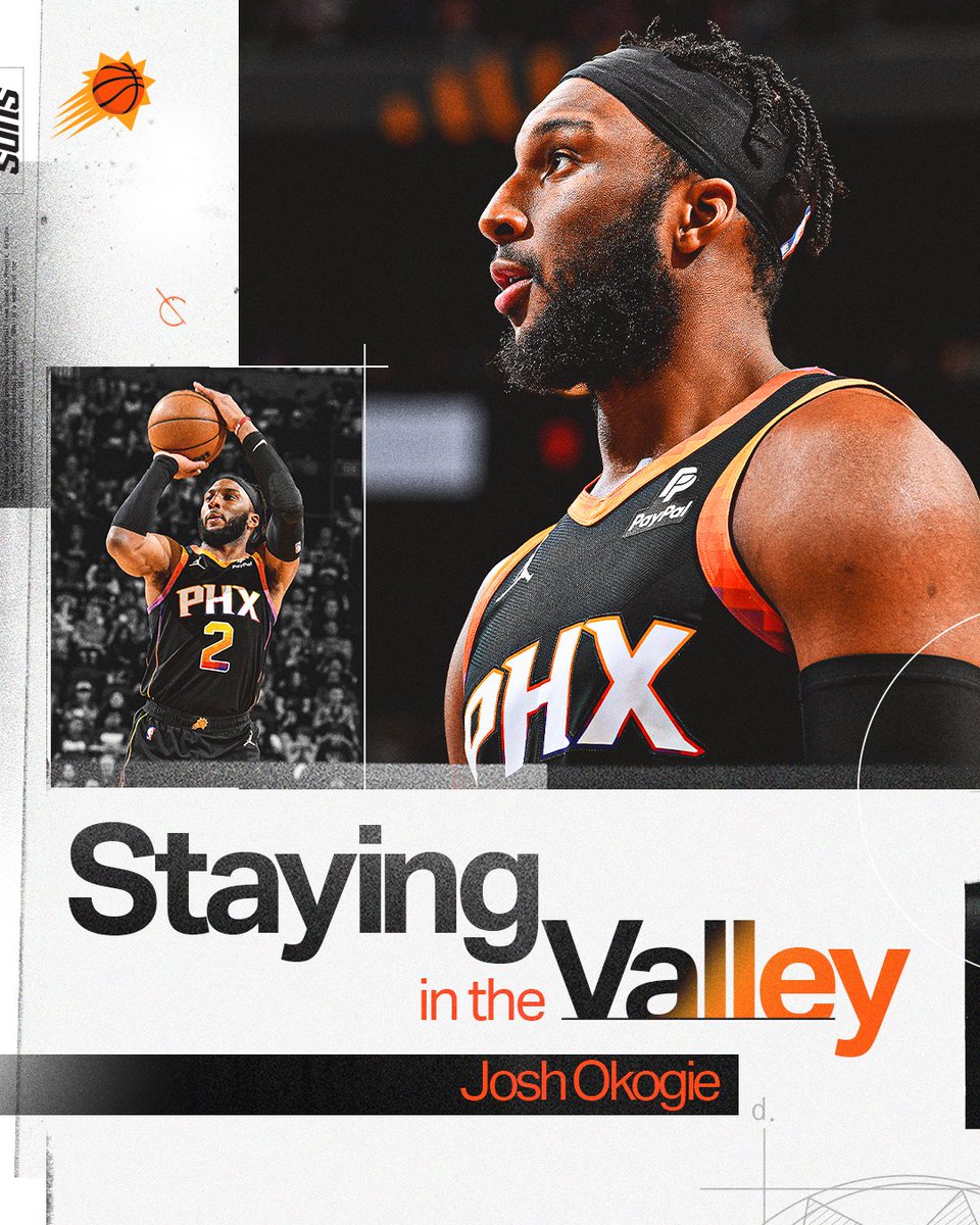 Suns's tweet photo. Keeping that energy in the Valley 🗣️

@CallMe_NonStop is staying in Phoenix! https://t.co/TKUitGraZM