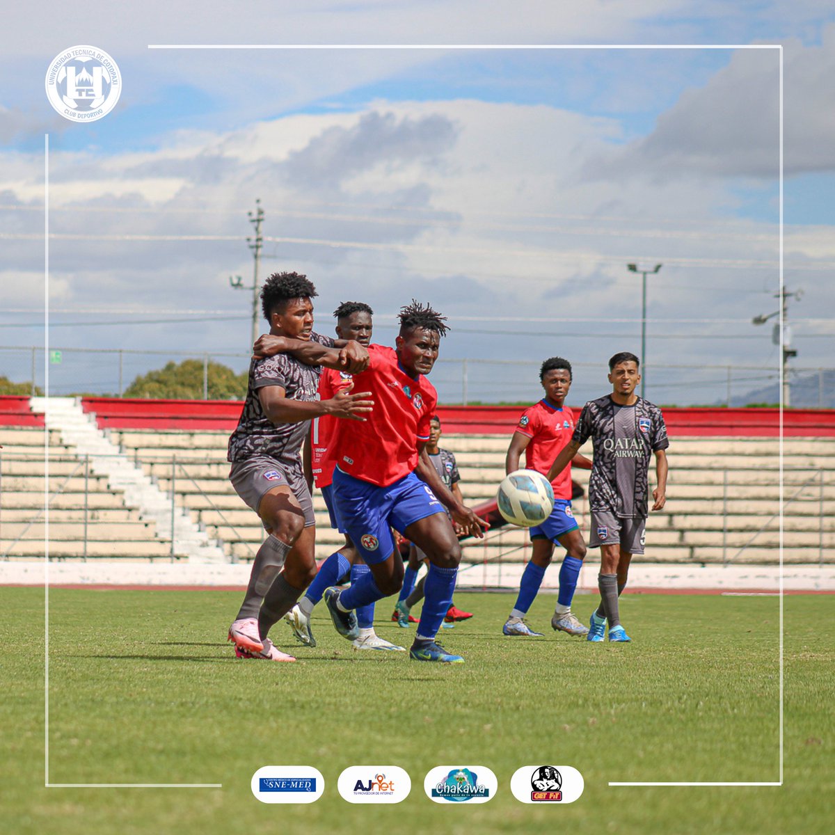 ClubUTC_Oficial's tweet photo. ¡𝐒𝐞𝐠𝐮𝐢𝐦𝐨𝐬 𝐟𝐢𝐫𝐦𝐞𝐬 𝐩𝐨𝐫 𝐞𝐥 𝐨𝐛𝐣𝐞𝐭𝐢𝐯𝐨!💪
📸 Vamos con más fuerza por reafirmar que somos el verdadero cotopaxense y #elmásgrandedecotopaxi.😈

#OrgulloCotopaxense
#Chakawa #ajnet #snemed #getfit https://t.co/1VGRf2r4wM