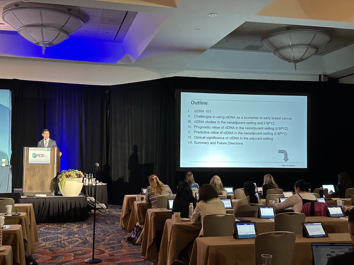 hoperugo's tweet photo. Mark Magbanua gives an excellent talk at IBCWest on ctDNA - reviewing technology and #ispy2 data ⁦@gotoPER⁩ great talk!! @ispy2 ⁦@UCSFCancer⁩ https://t.co/5OfsYgueqY