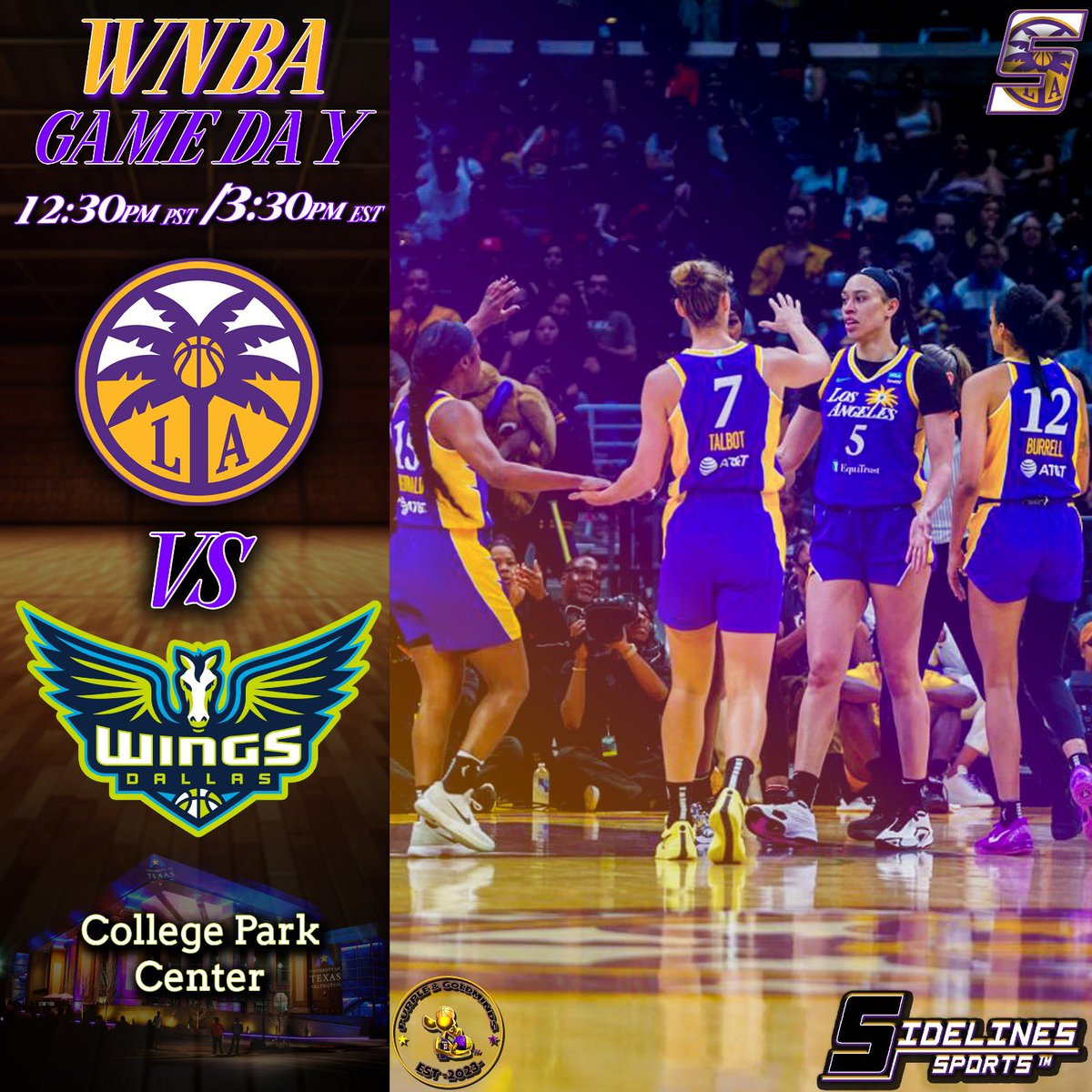 AND WE’RE HERE AGAIN TO FIGHT ANOTHER DAY !  

We are away at the <a href="/DallasWings/">Dallas Wings</a> house so we have to dig deep. 

Don’t forget to tune in at 12:30 PST !