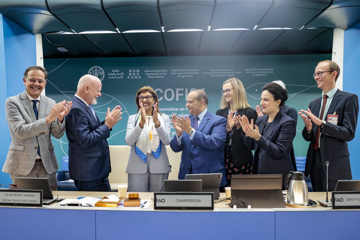 Paying homage to retiring FAO ADG Maria Helena Semedo of Cabo Verde. Through her decades of loyal service to FAO, she rose to be one of the most highly esteemed leaders globally within the UN system. We salute her, thank Maria for her service &amp; wish her well for the years ahead.
