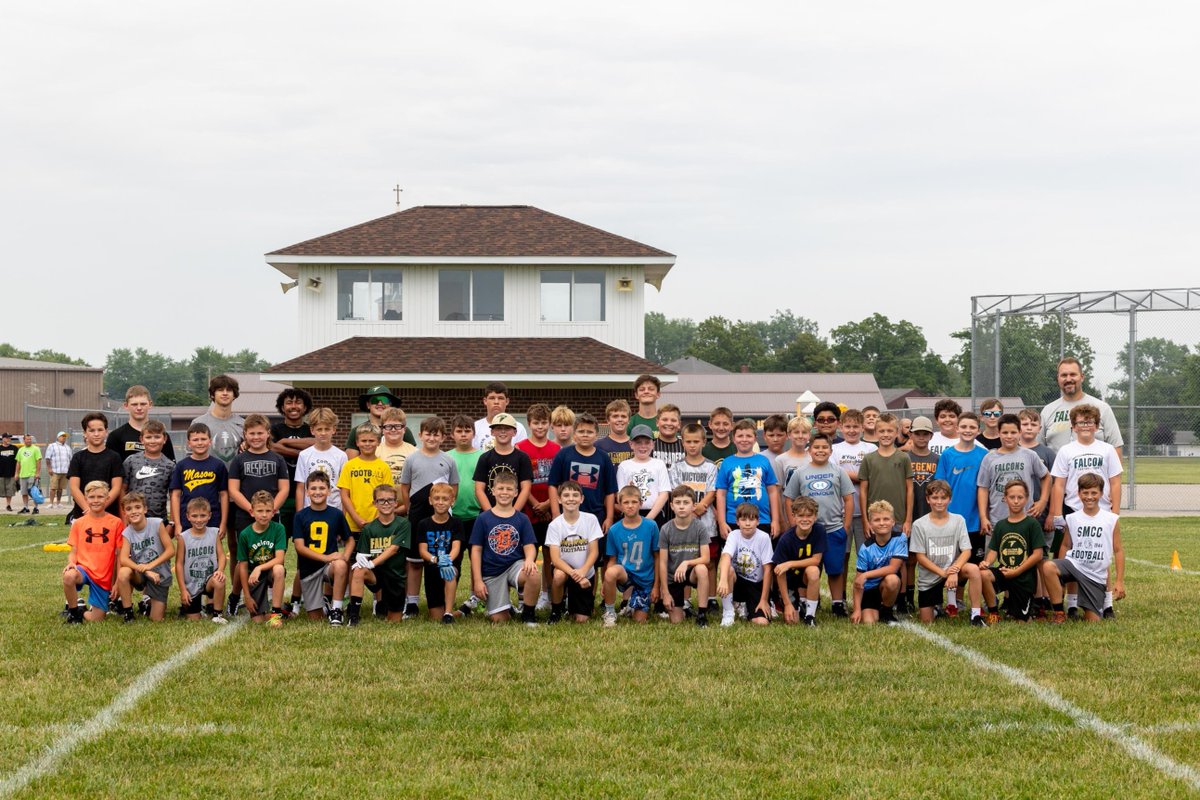 Week #4 of the 2024 SMCC Summer Youth Sports Camps season is in the books! We had over 150 campers join us for our SMCC Cross Country and Falcons Youth Football Camps. Thank you to our incredible host sites, Munson Park and St. Charles Borromeo Catholic Academy for having us, and