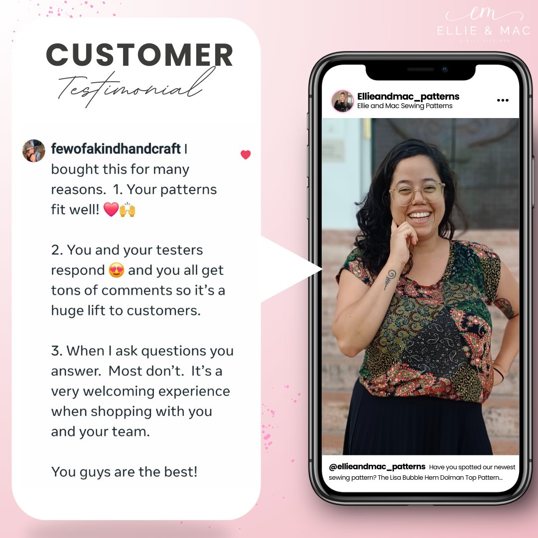 Ellie and Mac Sewing Patterns tweet media