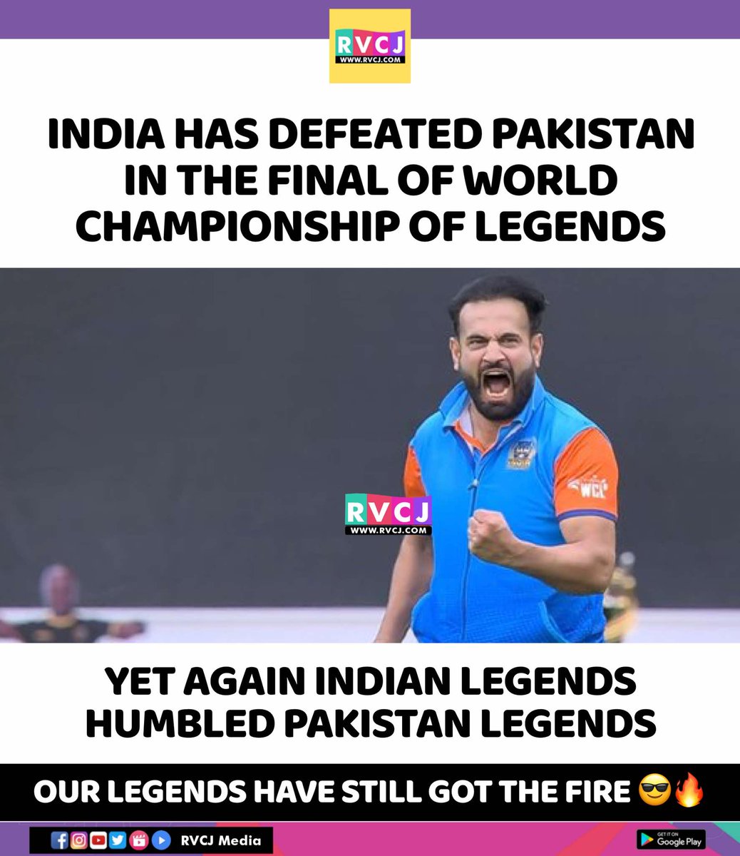 RVCJ_FB's tweet photo. India Champions Are Champion of World Championship of Legend 2024 🏆🇮🇳💙 https://t.co/bQRcqe4k3i