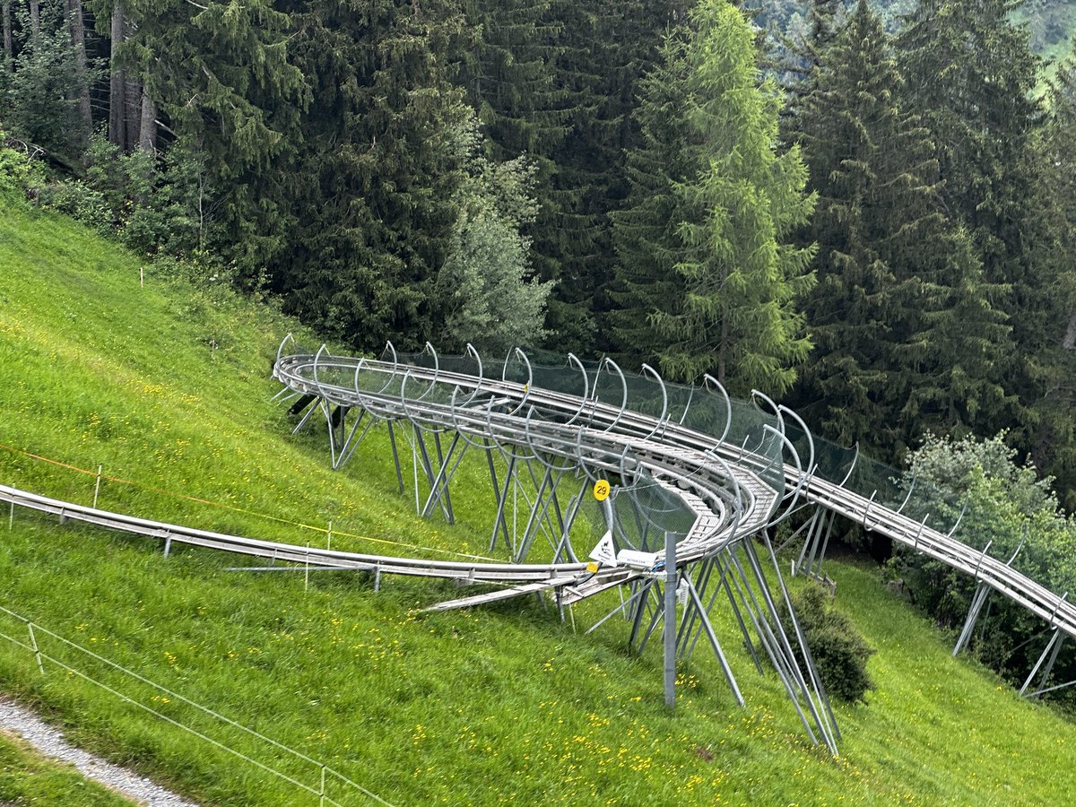 Today we’re riding an INSANE alpine coaster that takes almost 5 minutes ...