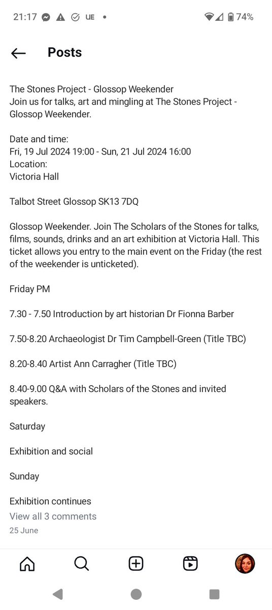 Last three tickets for The Stones Project Weekender - Friday talks!  instagram.com/p/C8pqhrKo0nn/… #stones #ancientstones #stonecircle #contemporaryartexhibition