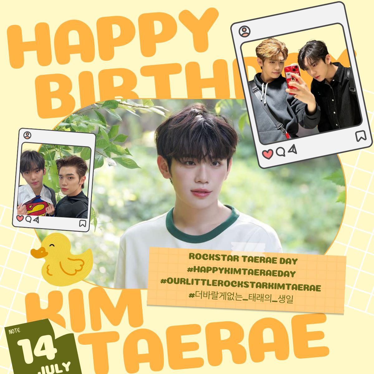 Shining main vocal Kim Taerae birthday is coming! Drop the tags together to celebrate! 

We wish all the best for Kim Taerae with happiness and love 🎉

ROCKSTAR TAERAE DAY
#HAPPYKIMTAERAEDAY 
#OurLittleRockstarKimTaerae 
#더바랄게없는_태래의_생일