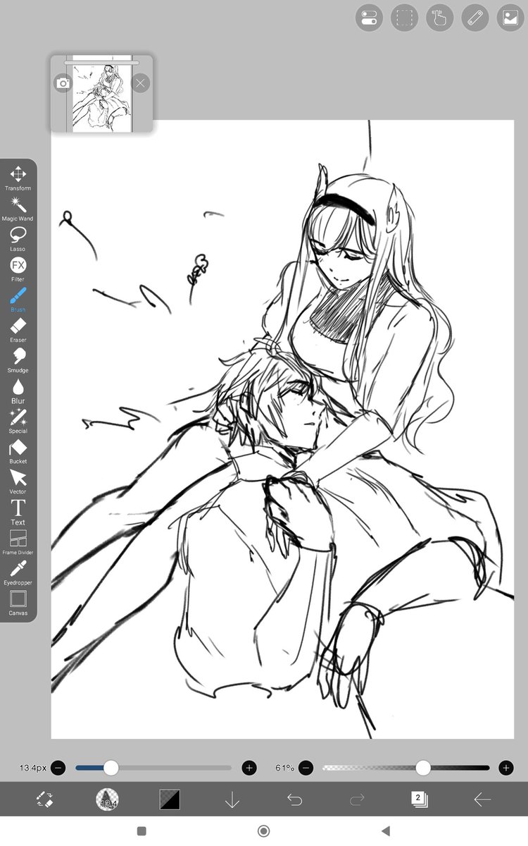 He sleep 