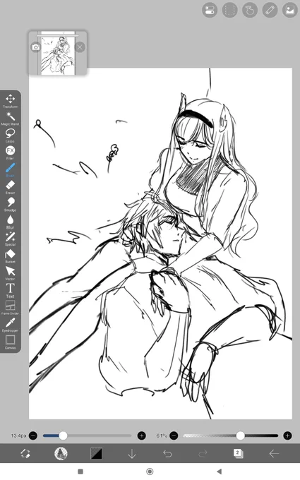 He sleep 