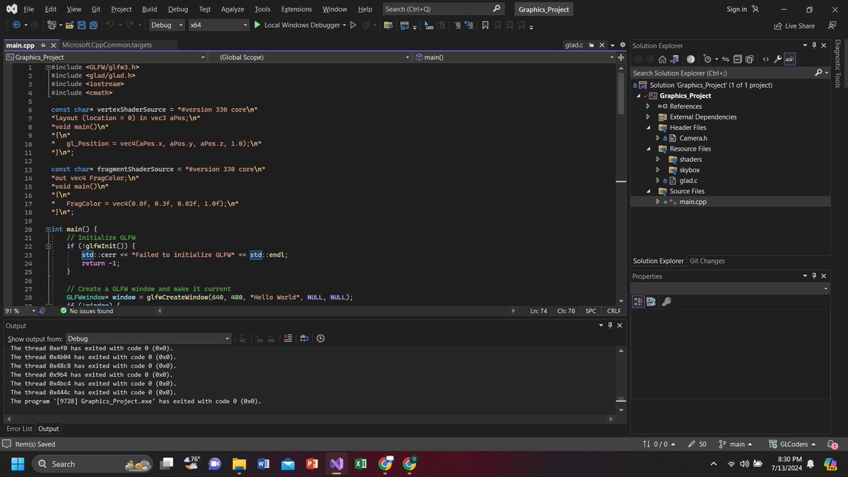 oshika__'s tweet photo. #LSPPDAY43
Completed a beginner crash course on OpenGL and toyed around with the API .
#LearningWithLeapfrog
#60DaysOfLearning2024 https://t.co/oO0XNNyzm4