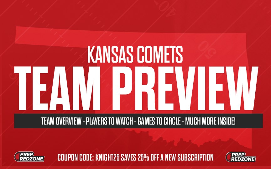 Prep Redzone Oklahoma (@prepredzoneok) on Twitter photo TEAM PREVIEW: @CometsKansas Comes Into This Season As A Top Five Team In The New Class 2A-2. A Full Breakdown On The Comets. Featuring:
🏈 Players To Watch
🏈 Games To Circle
🏈 Much More!
👇🔗FULL PREVIEW🔗👇 #OKPreps 
prepredzone.com/2024/07/kansas… TEAM PREVIEW: @CometsKansas Comes Into This Season As A Top Five Team In The New Class 2A-2. A Full Breakdown On The Comets. Featuring:
🏈 Players To Watch
🏈 Games To Circle
🏈 Much More!
👇🔗FULL PREVIEW🔗👇 #OKPreps 
prepredzone.com/2024/07/kansas…
