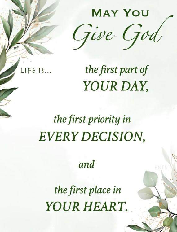 Dulcelinelatina's tweet image. Life is happy when we put God first in our lives! 🙏

#PutGodFirst #YourDay #EveryDecision #YourHeart