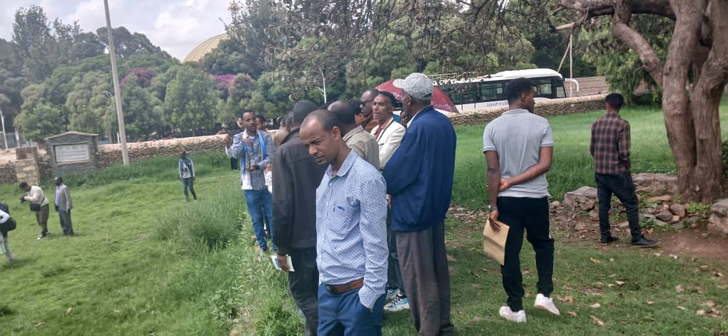 aksumuniv's tweet photo. Today, July 13, 2024, exam coordinators and invigilators who came from different parts of Ethiopia to invigilate the 12th Grade National Examination at Aksum University visited historical sites in Axum city and its Surroundings. https://t.co/NWgnKISFFK