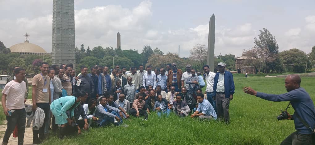 aksumuniv's tweet photo. Today, July 13, 2024, exam coordinators and invigilators who came from different parts of Ethiopia to invigilate the 12th Grade National Examination at Aksum University visited historical sites in Axum city and its Surroundings. https://t.co/NWgnKISFFK