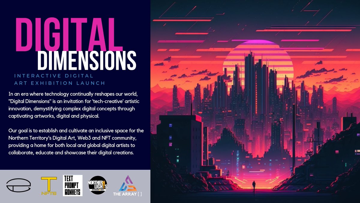 Ns_JNR's tweet photo. ๐จโจ #DigitalDimensions ๐จโจ๏ธ
@TheArray_ did it again with a public exhibition introducing the #TopEnd ๐ to the world of #digitalart #web3 #nfts #vr #ai & more!
@TangledNFTs @SnapdDesigns & @RILnftart were there repping @OmniFlixNetwork โ๏ธ๐ฌ
Check out the snaps ๐ธ ๐
1/5 ๐งต https://t.co/x9ZOXEhGj5