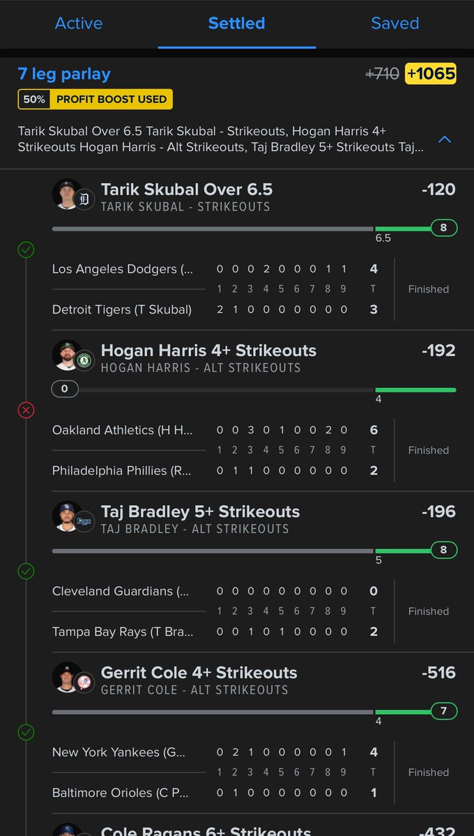 JustMalo2x's tweet photo. @CodyBrownBets Harris sold soooo freaking badly, almost a clean sweep https://t.co/YhOjNfZeEU